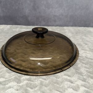 Vision Cookware Pyrex Corning Ware Round Amber 26 Replacement Lid Only